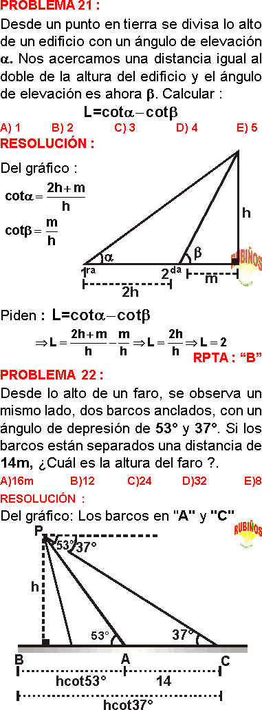 Angulos Verticales Ejercicios Resueltos Pdf