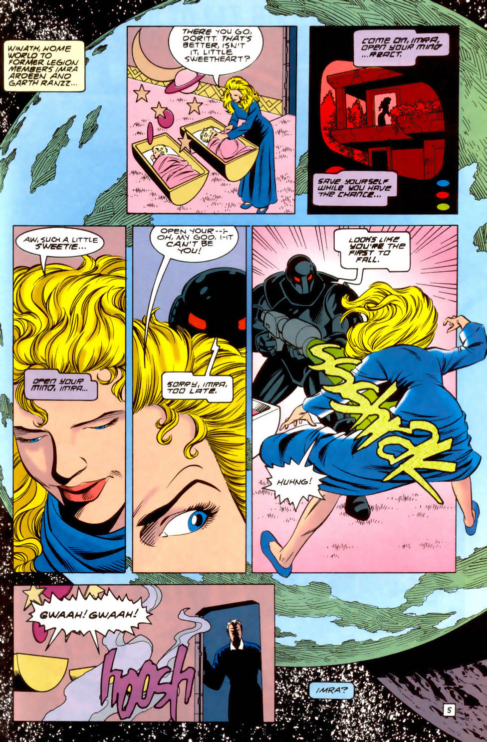 Legion of Super-Heroes (1989) 37 Page 5