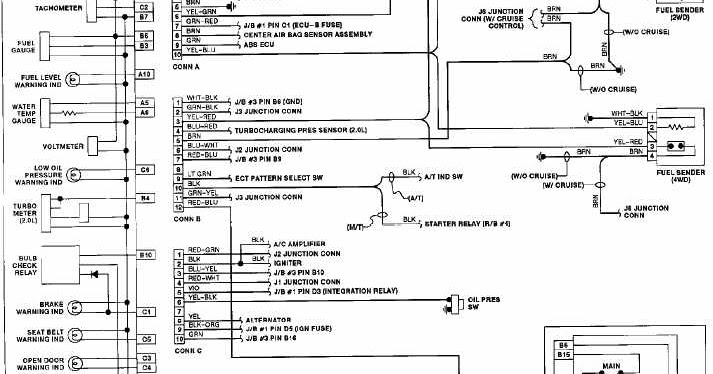 1991 Toyota Celica Instrument Cluster Wiring Diagrams ... reading a relay wiring diagram 