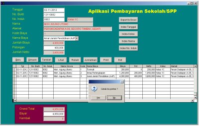 Aplikasi Pembayaran Sekolah