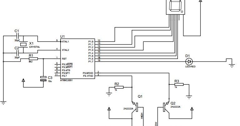 Automatic Water Pump Controller (ON/OFF) using AT89C2051 microcontroller