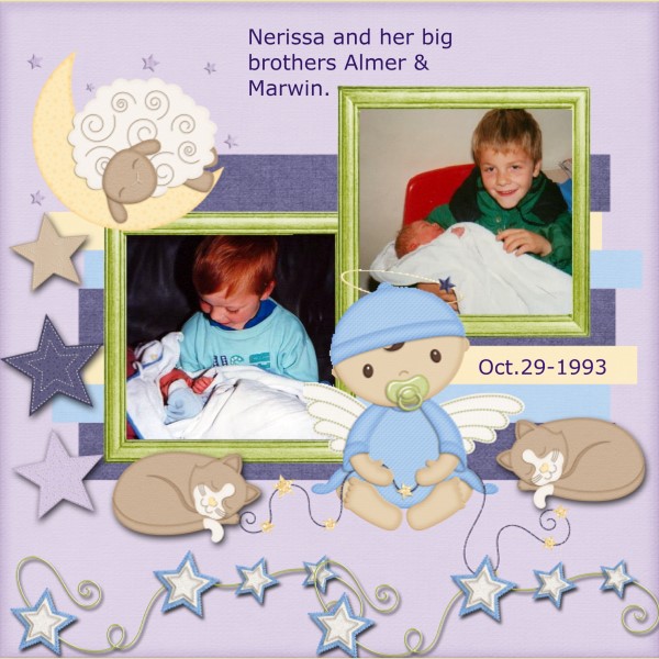 Feb.2016 - Nerissa and her big brothers
