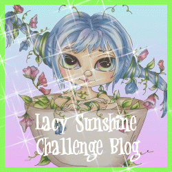 Lacy Sunshine  Flowers card