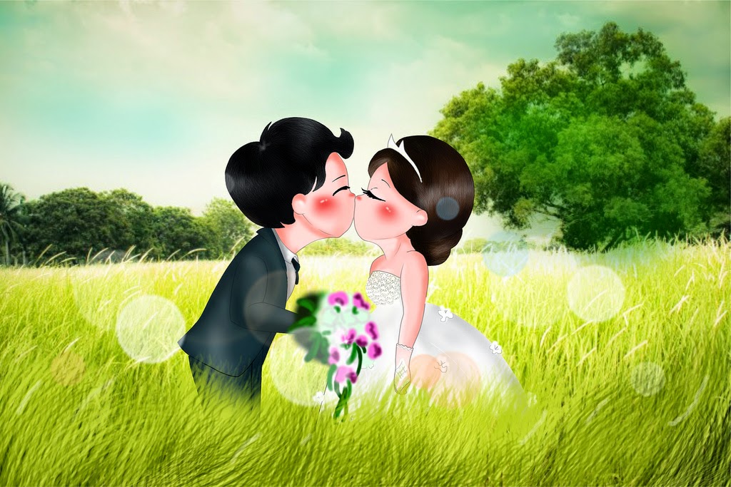 Hình chibi cặp đôi chibi đám cưới chibi sinh nhật Mua 5 tặng 1  Shopee  Việt Nam