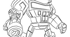 Angry Birds Transformer Galvatron | All Free Coloring Page For Kids