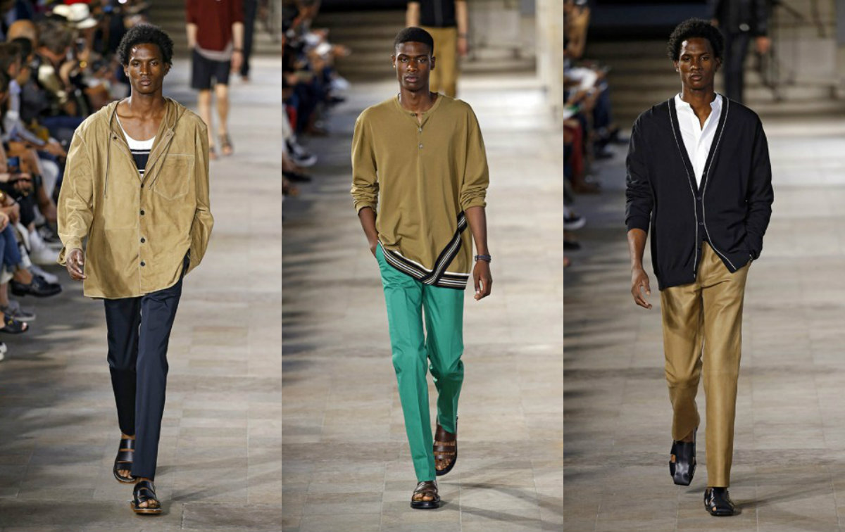 Semana de Moda Masculina de Paris traz roupas largas como tendência. Semana de Moda Masculina de Paris traz roupas largas como tendência.