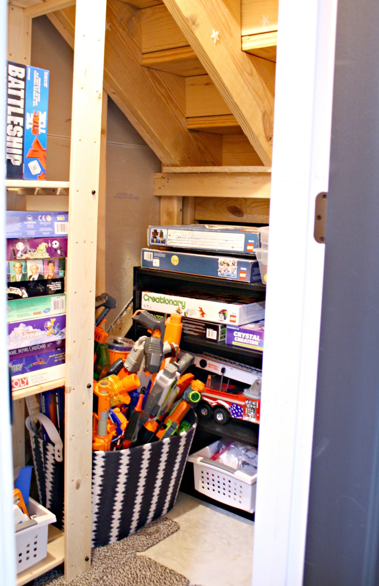 Easy DIY Nerf Gun Storage Solution Thrifty Decor Chick Thrifty DIY