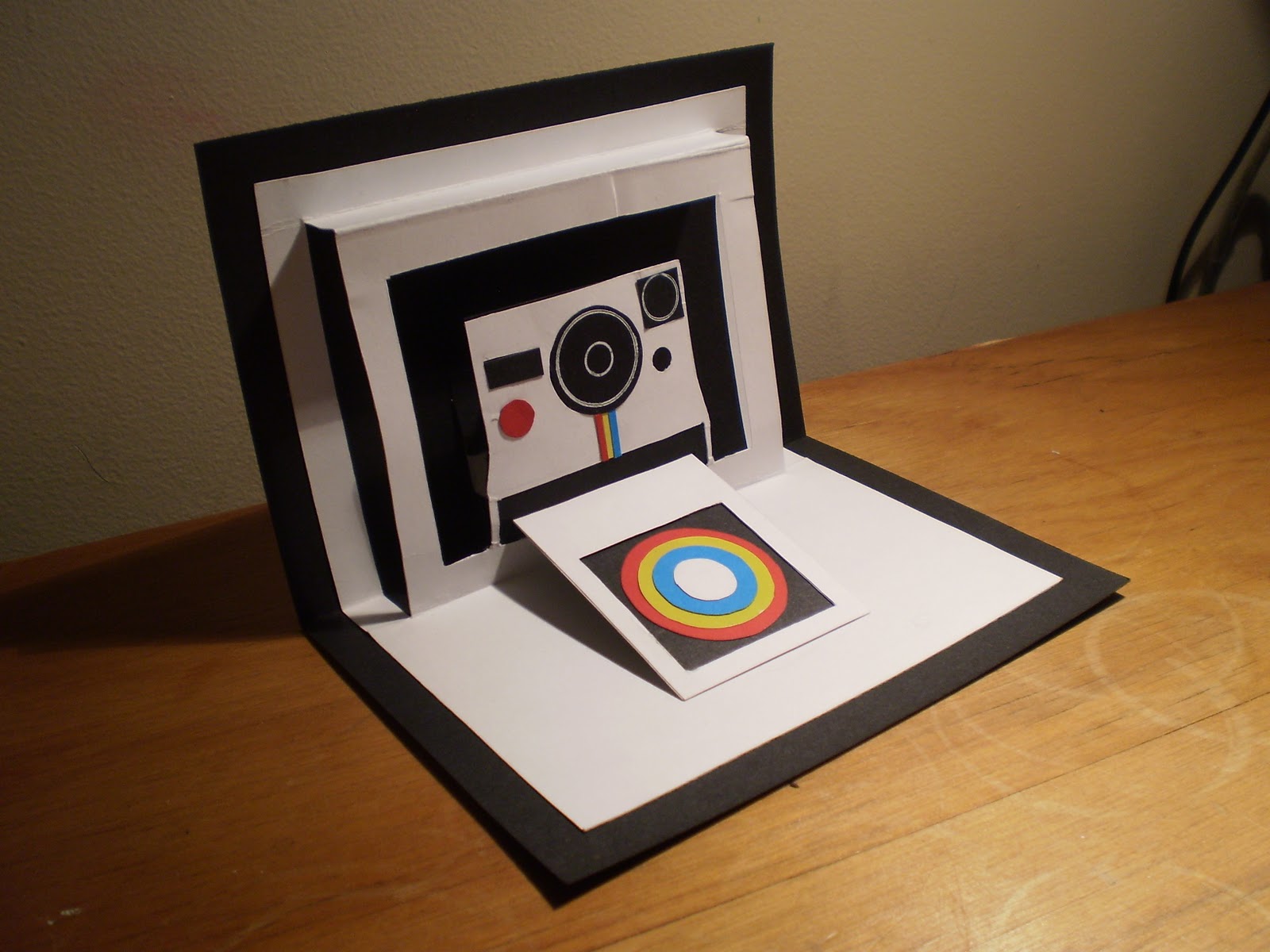 Rhayven Jane Art Polaroid PopUp Card!