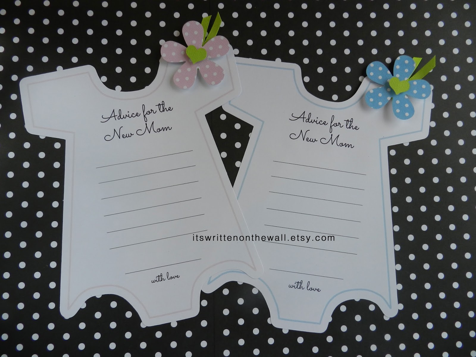 It's Written on the Wall Baby Shower Onesie Banners for Boys & Girls