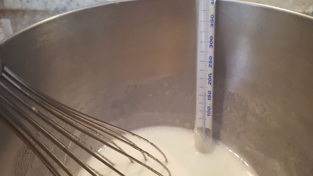Making Swiss Meringue Buttercream