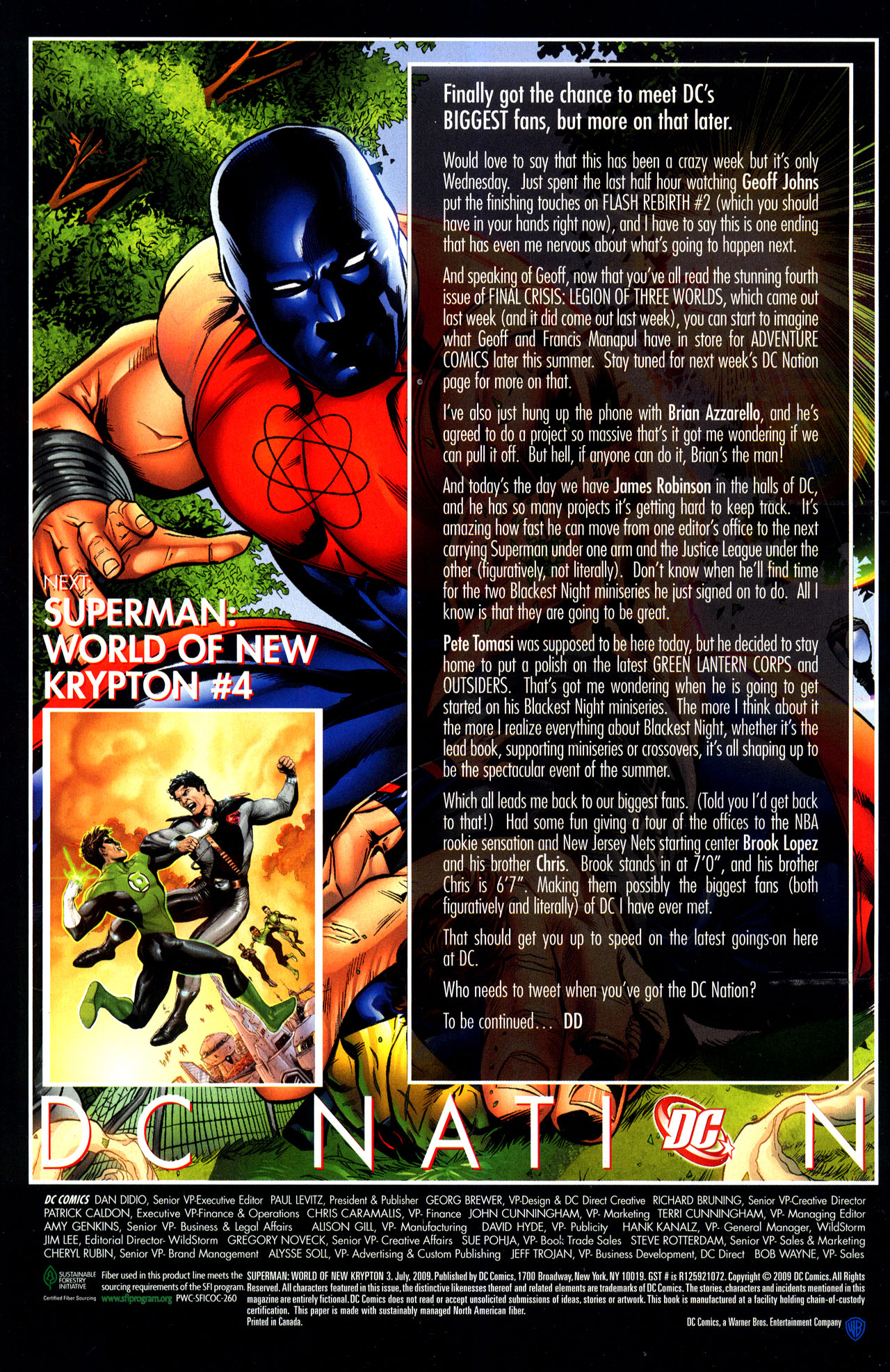 Read online Superman: World of New Krypton comic -  Issue #3 - 20