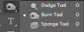 dodge tool burn tool, sponge tool, belajar potoshop, adobe photoshop, toolbox photoshop cs6