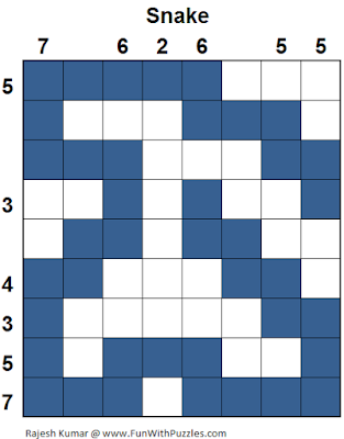 Snake (Logical Puzzles Series #11) Solution