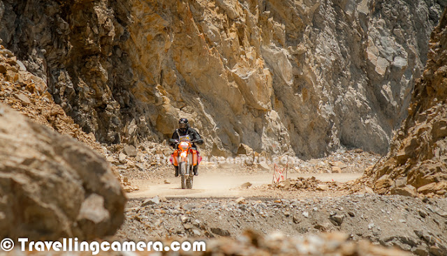 Recently I got exposed to KTM Bikes and seen performance of various KTM Duke Machines. Power of these machines and passion of their owners make a deadly combo to shoot. This Photo Journey shares KTM Duke Bikes in different Terrains of India and hope to add much more stuff during next one yearalThe very first photograph of this post is shot during 3rd Mughal Rally which happened in July 2012. This photograph is exactly shot near Sinthan Pass on second day of this Motorsports rally organized by Himalayan Motorsports.The Photograph just above is shot on Himalayan Expressway which has started operating this year only and a big relief for traveller going from Chandigarh to Shimla or other parts of Himachal. Aneesh Ariborne Awasthi is riding KTM Duke 200 in this photograph.This photograph is again shot in Jammu & Kashmir with Sinthan Pass in the backgroud. These Bikers had to start from Chingam till Sinthan as a Competitive Stretch and thereon, everyone had to ride till Srinagar. This is again a KTM shot from 3rd Mughal Rally which happened in various terrains around Srinagar.KTM is most commonly known for its off road motorcycles though in recent years it has expanded into street motorcycle production.KTM flying through glaciers in India...Here is a photographs from anantnag district of Jammu & Kashmir State of India with snow capped hill in the background...KTM Sportmotorcycle AG is an Austrian motorcycle, bicycle and moped manufacturer. It started out as a metal working shop and was named Kraftfahrzeuge Trunkenpolz Mattighofen. Approximately 60 yeras back KTM began producing motorcyclesKTM and Bajaj have partnered in India. In above photograph you see KTM Duke 200 which was launched in January Mont of 2012. Bajaj-KTM has priced 200 Duke at around Rs. 120000 (Ex-showroom New Delhi). This bike is sold at the 34 Bajaj Pro-biking showrooms which were converted into exclusive KTM showroom recently, although bike is huge demand. Bikers are getting this one after 2 months of booking.A photograph of KTM Duke Bike around Peer-ki-Gali in Jamu & Kashmir. Again a photograph from 3rd Mughal Rally, which held in July month of 2012 and organized by Himalayan Motorsports. This one was shot on first day of Mughal Rally. KTM is Europe’s second largest motorcycle manufacturer and dominates the off-road segment across the world.KTM Duke 200 standing in the middle of Golf Course @ Chandigarh, Punjab, India.KTM Duke 200 looks sporty, feels sporty and don’t go by the 200cc engine, because this monster generate 25 Bhp of maximum power and around 19.2 Nm of maximum torque, which is much higher than the normal 200cc commuter bikes available in India, which deliver 15 to 18 Bhp of maximum power.KTM debuts in India with its premium streetbike brand: the Duke. The first offering from the KTM in India, the 200 Duke is being retailed through 34 dedicated KTM stores in India along with KTM’s famous range of Accessories and Merchandise called KTM PowerWear and KTM PowerParts.KTM began in motorsports with Motocross Racing. In the last few years KTM has gained more success in motorsports by dominating rally-raid events such as the Paris-Dakar Rally and the Atlas-Rally. In 2003, KTM started sponsoring and supporting Road racing in various capacities, with the most successful results stemming from their Supermotard or Supermoto efforts. KTM offers a range of different engines for its larger motorcycles, all liquid-cooled. KTM's official company/team colors are Orange, Black and Silver. To create a strong brand identity, all competition-ready KTMs come from the factory with bright orange plastic with 'KTM' emblazoned on the side of the radiator shrouds. All KTM bikes also come from the factory with a Motorex sticker on the outside of the motor. All first fills of oil come from Motorex as well. Some official KTM teams use different colors for their bikes, most noticeably in the Dakar Rally.KTM Bikes are getting popular in Off-Road events. The term off-road refers to a driving surface that is not conventionally paved. This is a rough surface, often created naturally, such as sand, gravel, a river, mud or snow. This type of terrain can sometimes only be travelled on with vehicles designed for off-road driving (such as SUVs, ATVs, snowmobiles or mountain bikes) or vehicles that have off-road equipment. KTM manufactures vehicles for these environments and they are picking up in India. 