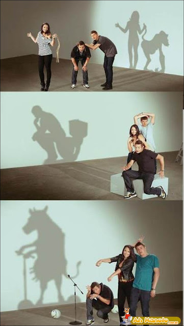 Arte incrível com sombras