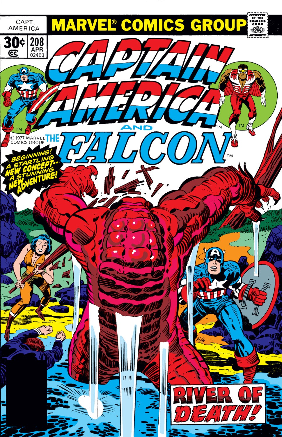 Read online Captain America (1968) comic -  Issue #208 - 1