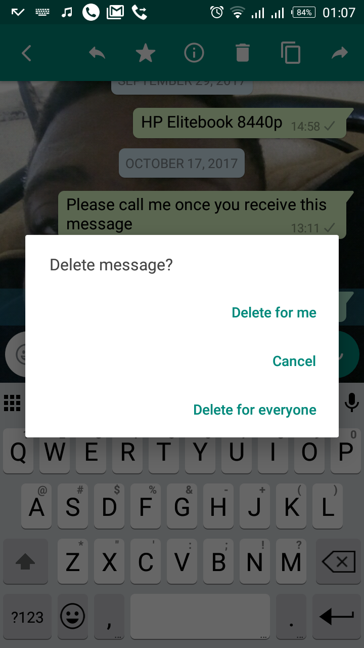 MOBILE:DO YOU KNOW YOU CAN NOW UNSEND WHATSAPP MESSAGES? HERE'S HOW