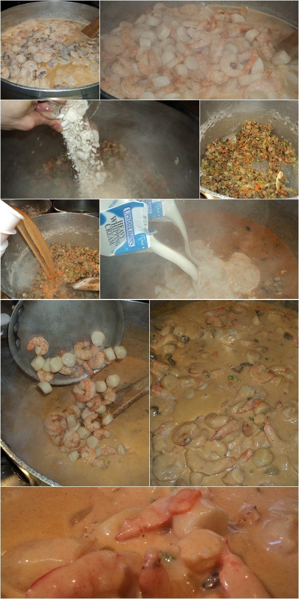 Shrimp and Scallop Newberg