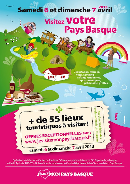  «je visite mon Pays Basque» édition 2013  weekend Portes Ouvertes du Tourisme !
