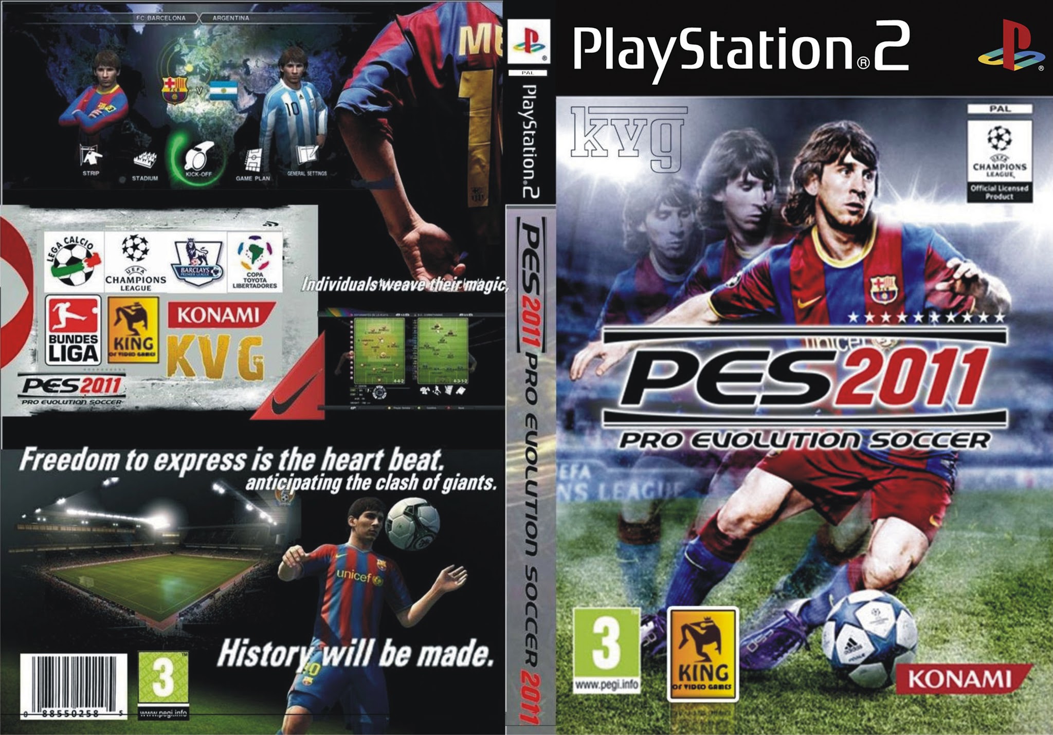 PES 2011 PS2 4k 