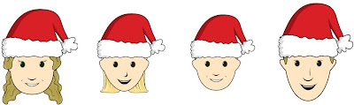 Christmas hats!