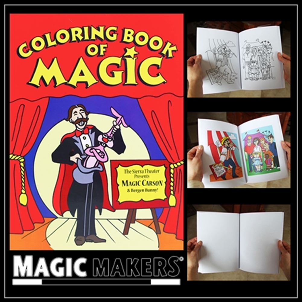 Tin City Magic MAGIC COLORING BOOK