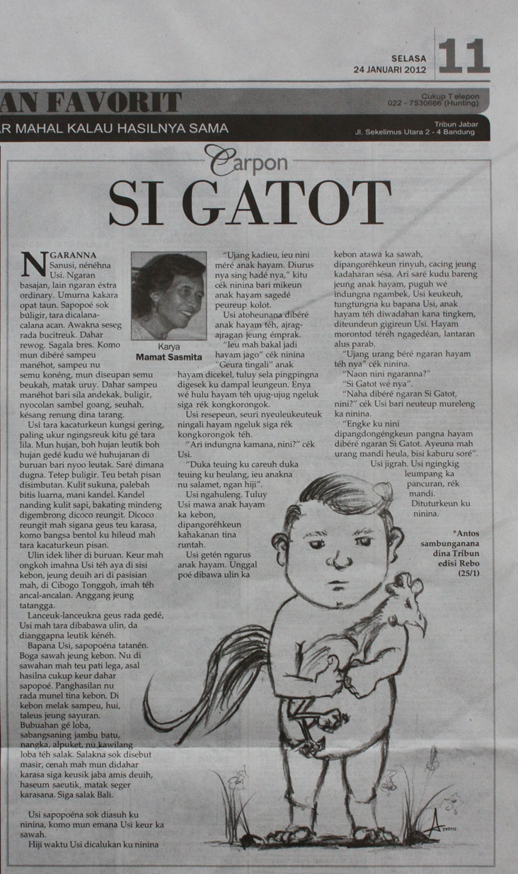 Conto Carpon SI GATOT Tinta Kehidupan Conto Carpon SI GATOT Tinta Kehidupan