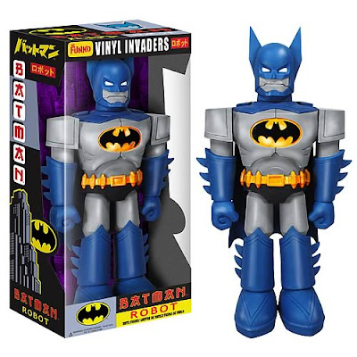 Batman 11” Vinyl Invaders Robot and Packaging by Funko