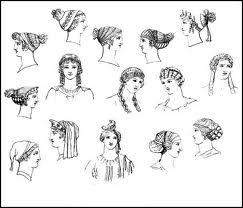 El griego antiguo peinados Ejemplo de hombre de peluquería en la Grecia  clásica 600 146 BC Herbert Norris artista falleció 1950 Fotografía de  stock  Alamy