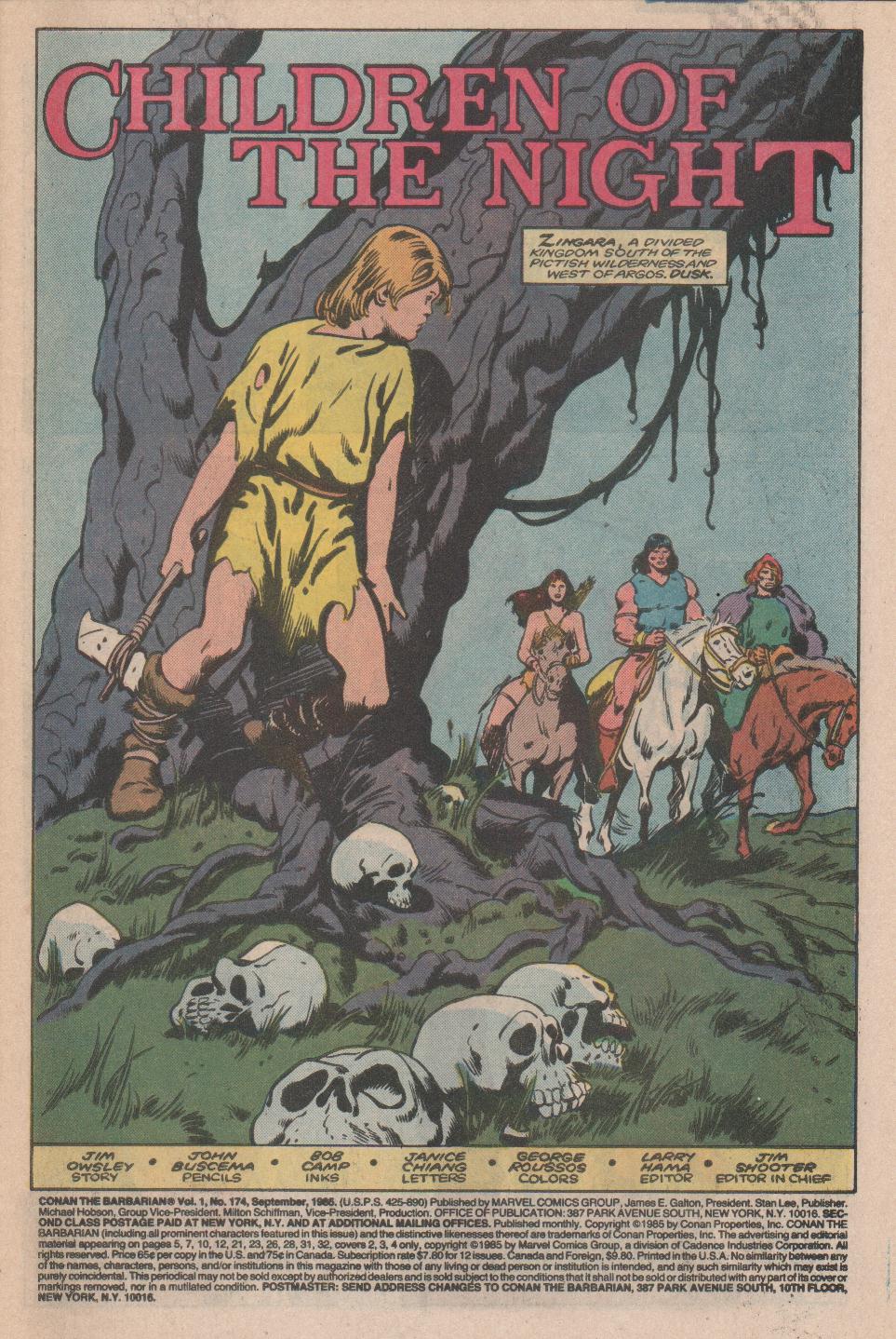 Read online Conan the Barbarian (1970) comic -  Issue #174 - 2