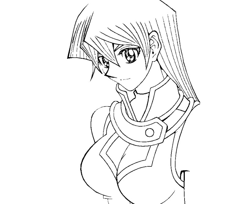 Printable Yu Gi Oh GX - Alexis Rhodes 6 Coloring Page