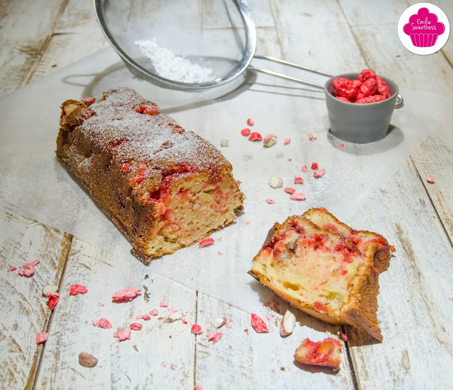 Gâteau moelleux aux pommes et aux pralines roses - Battle Food #55 Comfort Food