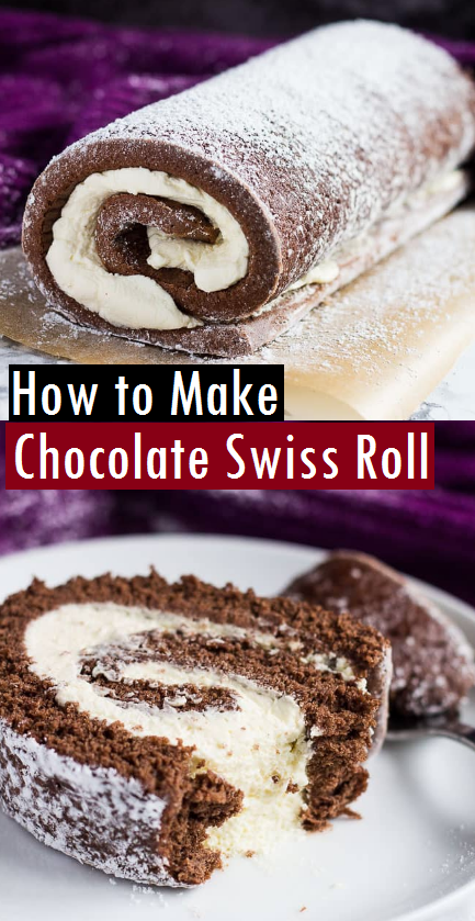 How to Make Chocolate Swiss Roll - Dessert & Cake Recipes