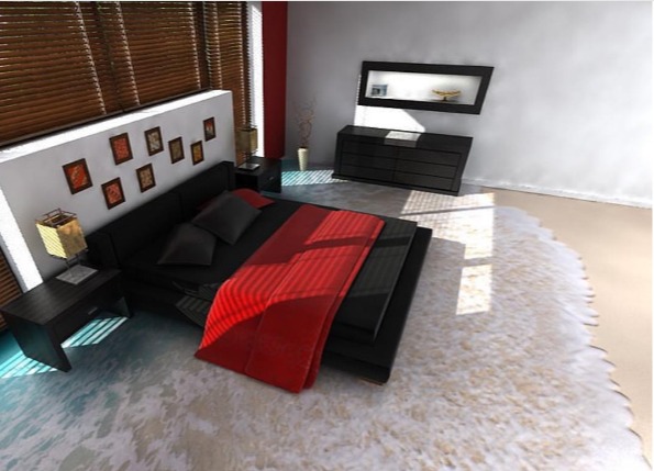 3D epoxy flooring, 3D bedroom floor 2017