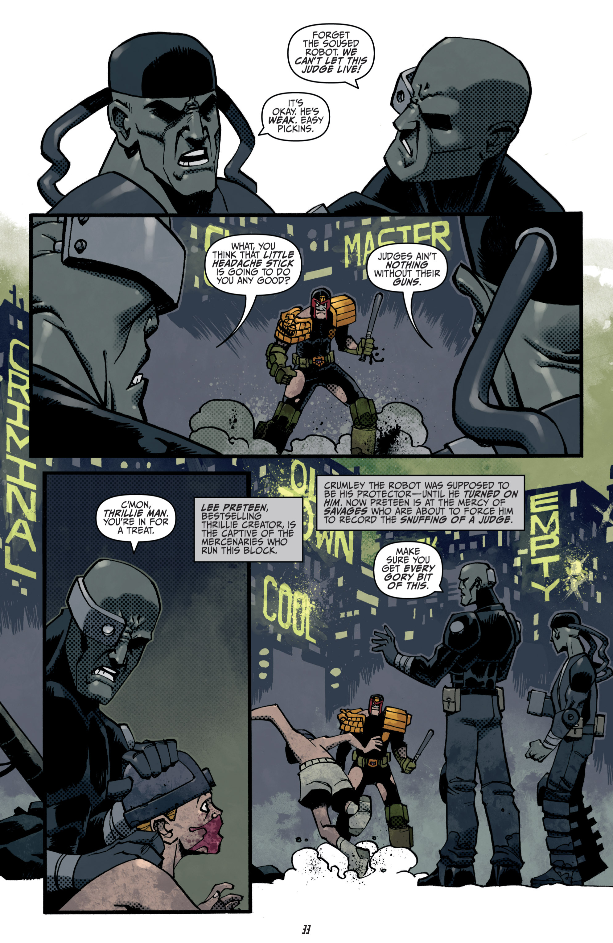 Read online Judge Dredd (2012) comic -  Issue # _TPB 2 - 34