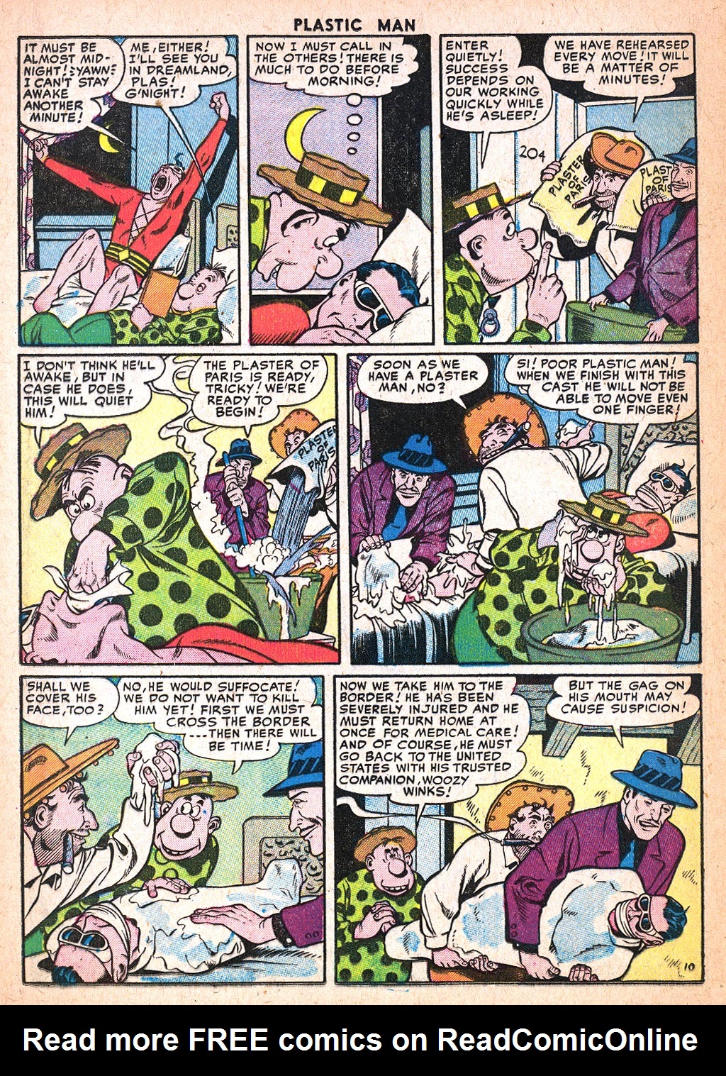 Read online Plastic Man (1943) comic -  Issue #53 - 12