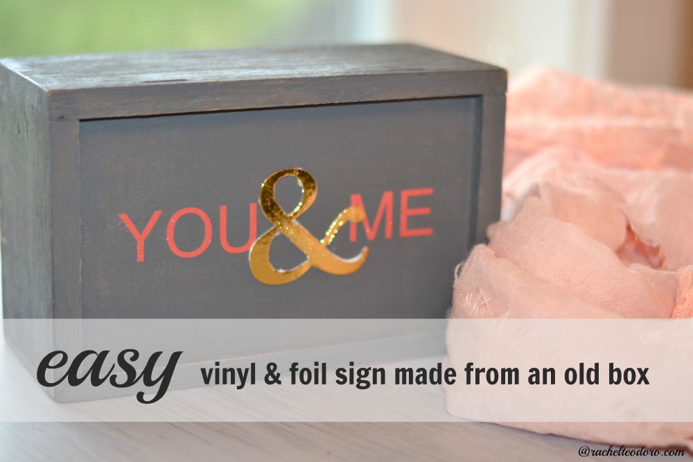 Small Box Turned Into A Custom Sign