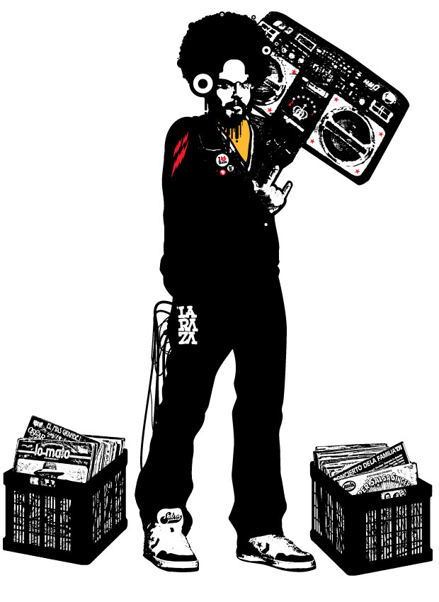 Ben Mckenna Design Context Boombox clothing, accessories and art.