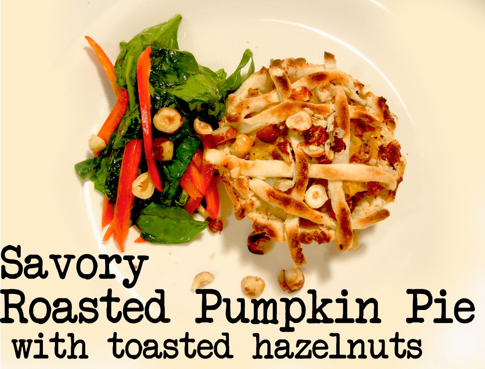savory roasted pumpkin pie