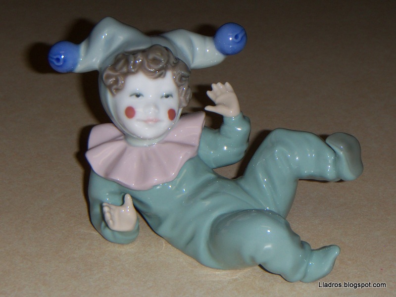 lladros: LLADRO DAISA NAO #1066 Jangles Clown From 1988