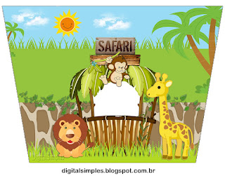 Safari Babies: Free Printable Candy Bar Labels. Safari Babies, Free Printable Labels.