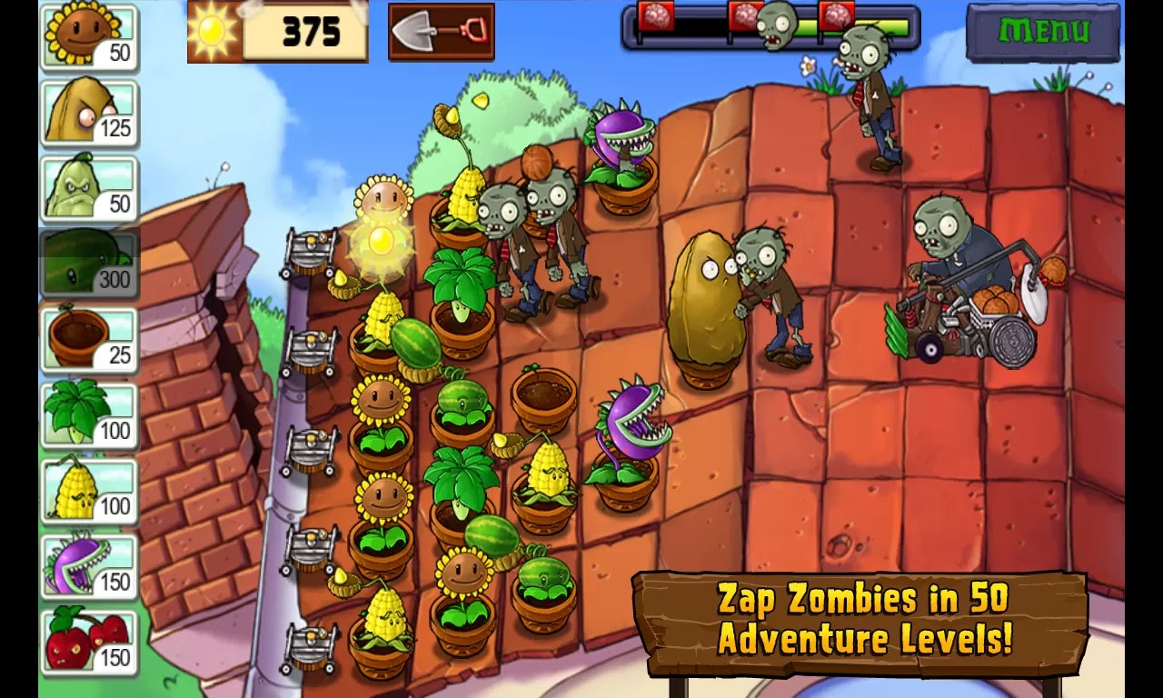 FREE DOWNLOAD Plants vs. Zombies 2 MOD APK 4.5.2 terbaru 2016