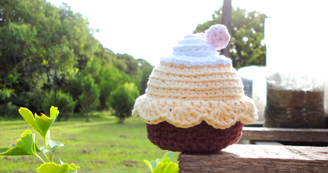 como tejer cupcake amigurumi crochet patron gratis