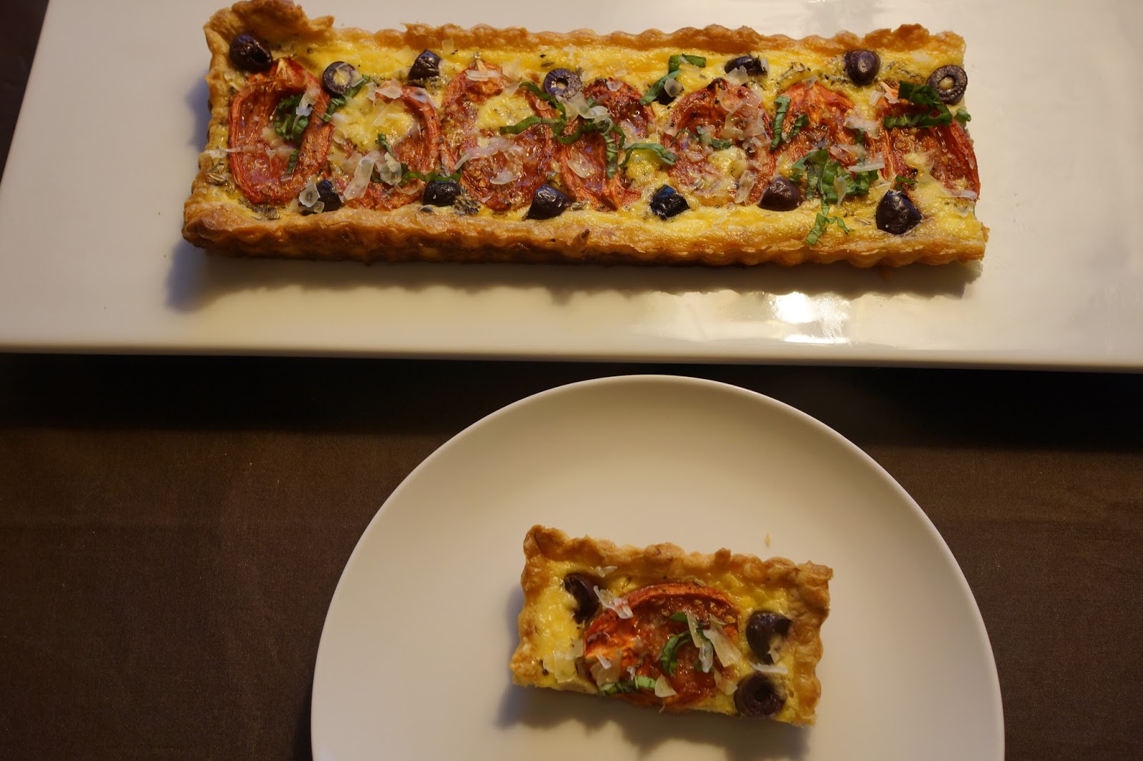 Flan tomato confit tart Chef Rachida