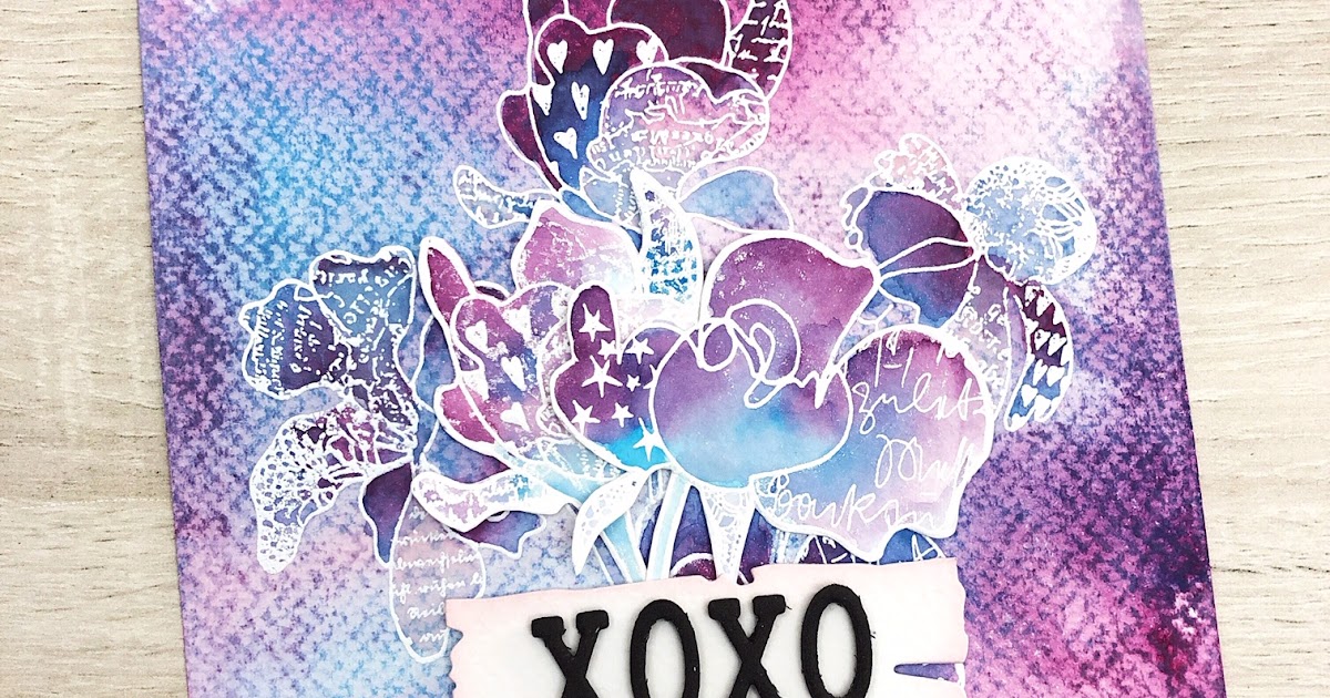 Art journal page with Doodle Flowers by Gerry