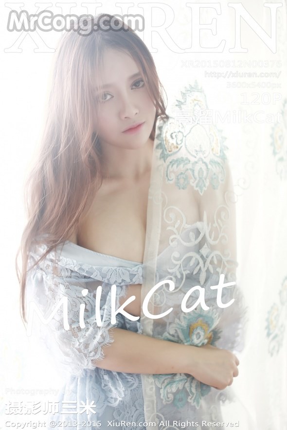 XIUREN No.376: Model MilkCat (高 溜) (121 photos)