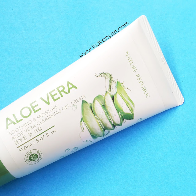 nature-republic-aloe-vera-cleansing-gel-cream, nature-republic-aloe-vera-cleansing-gel-cream-review, makeup-remover-nature-republic