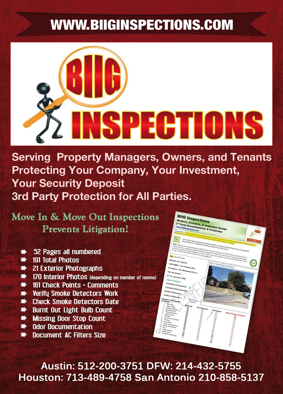 Websites For The Professional Property Inspectors Logo Brochure Resume Business Card Design Layout For A Low As 50 00
