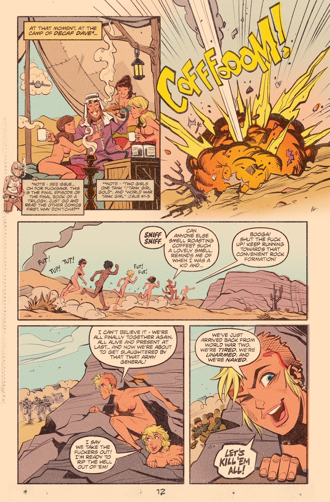 Read online Tank Girl: World War Tank Girl comic - Issue #4 - 13