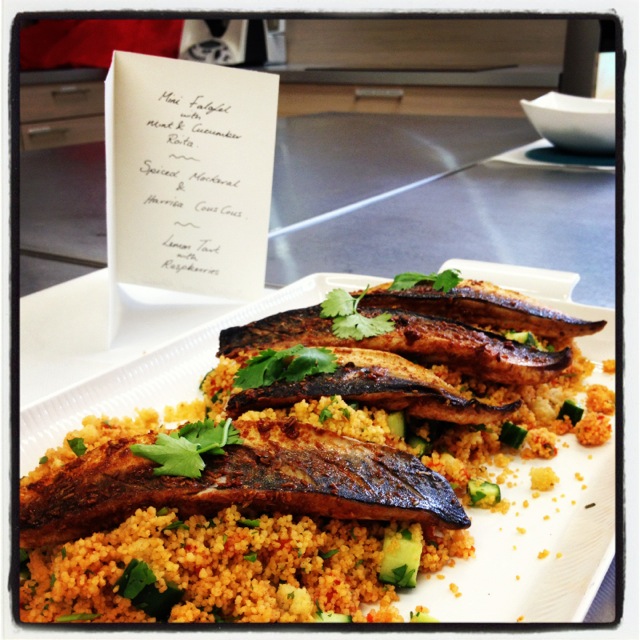 Potted Shrimp Spiced Mackerel & Harissa Couscous